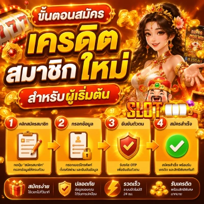 เครดิต สมาชิก ใหม่